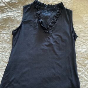 Black Sleeveless Golf Top